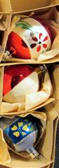 LOT 67 VINTAGE CHRISTMAS ORNAMENTS SANTA LAND VICTORIA - LOT INCLUDES A VARIETY